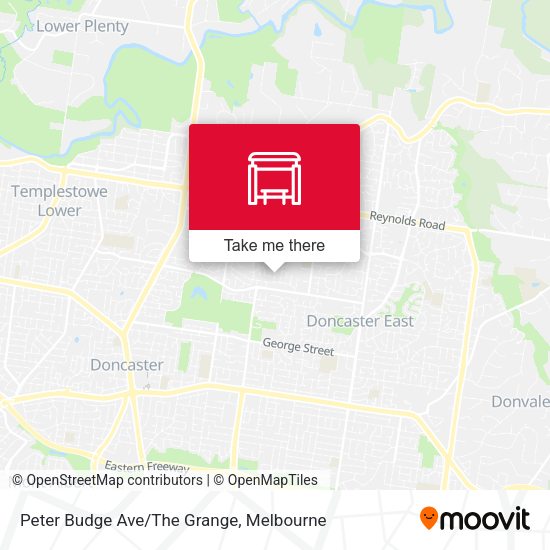 Peter Budge Ave/The Grange map