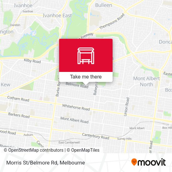 Morris St/Belmore Rd map