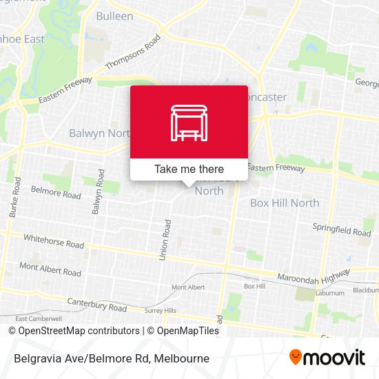 Belgravia Ave/Belmore Rd map