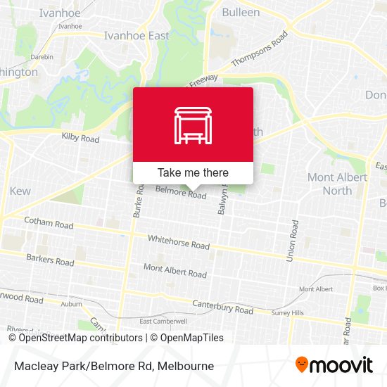 Macleay Park/Belmore Rd map
