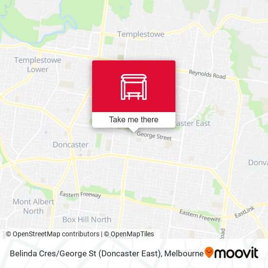 Belinda Cres / George St (Doncaster East) map