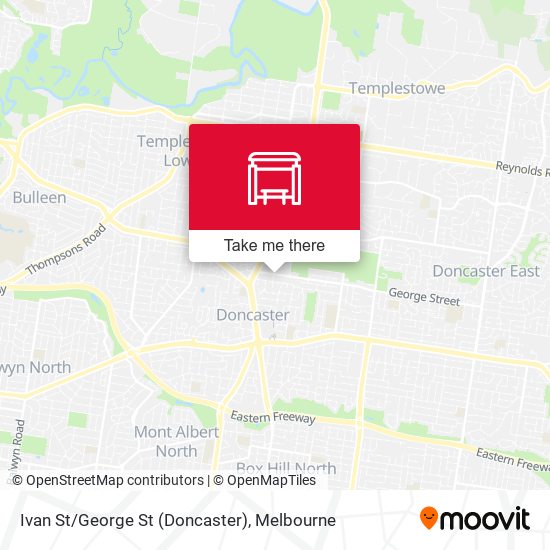 Ivan St/George St (Doncaster) map
