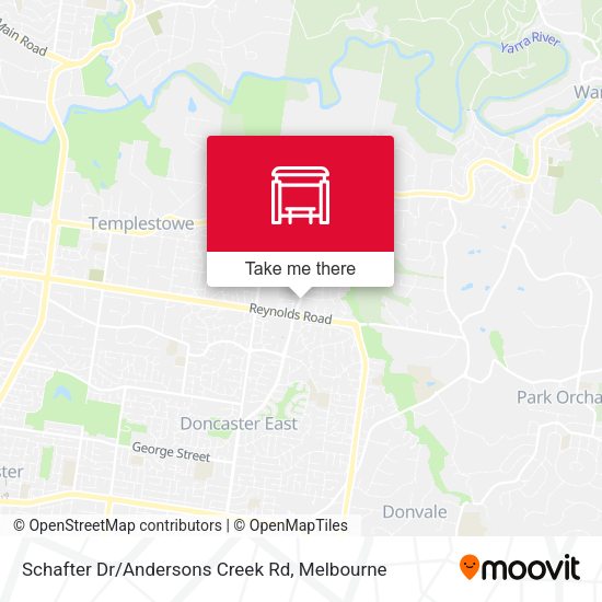 Schafter Dr/Andersons Creek Rd map