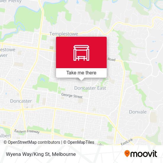 Wyena Way/King St map