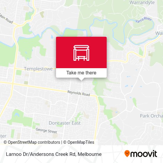 Larnoo Dr/Andersons Creek Rd map