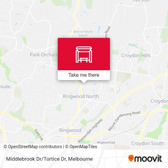 Middlebrook Dr/Tortice Dr map