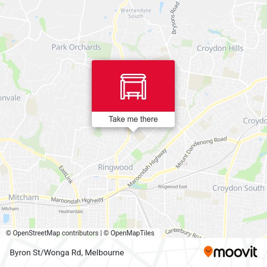 Byron St/Wonga Rd map