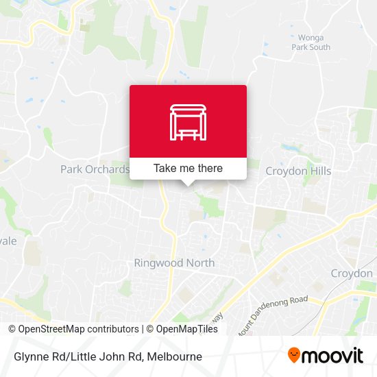 Glynne Rd/Little John Rd map