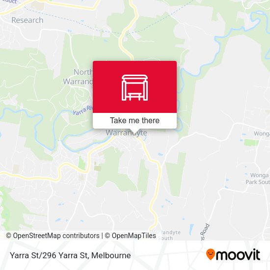 Yarra St/296 Yarra St map