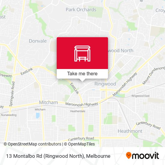 13 Montalbo Rd (Ringwood North) map