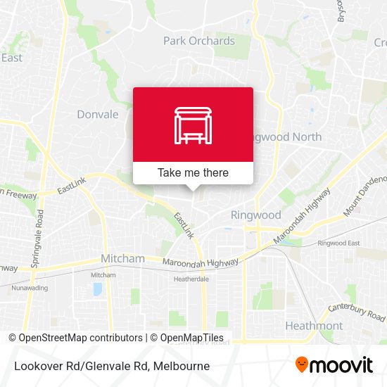 Lookover Rd/Glenvale Rd map