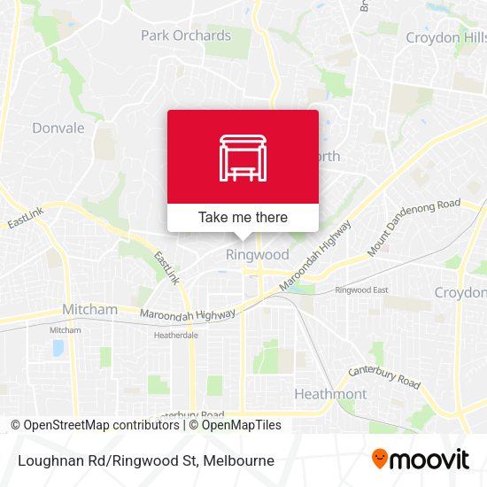 Loughnan Rd/Ringwood St map