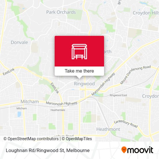 Loughnan Rd/Ringwood St map