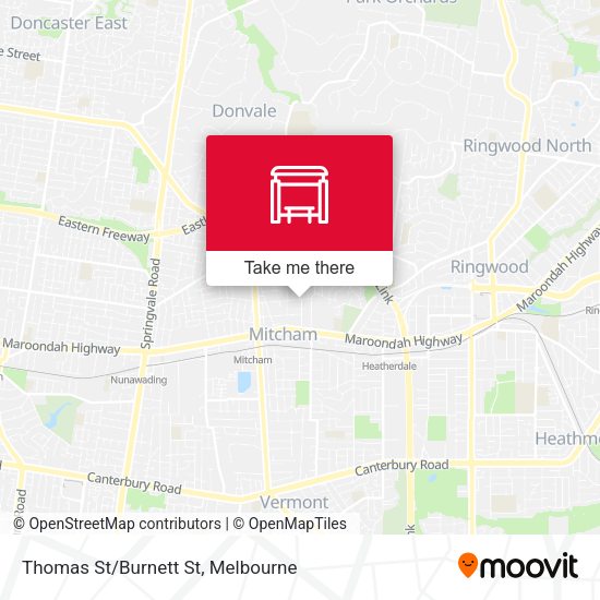 Thomas St/Burnett St map