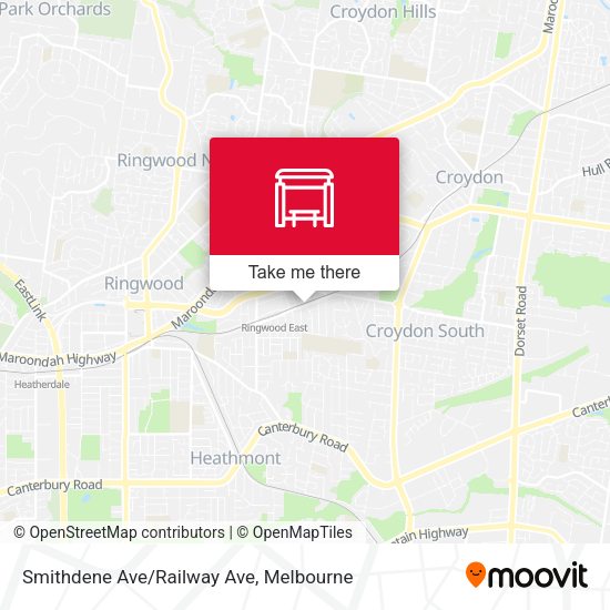 Smithdene Ave/Railway Ave map
