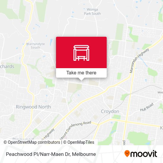 Peachwood Pl/Narr-Maen Dr map