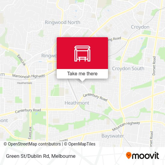 Green St/Dublin Rd map