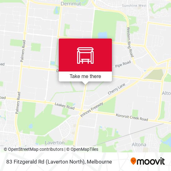 83 Fitzgerald Rd (Laverton North) map