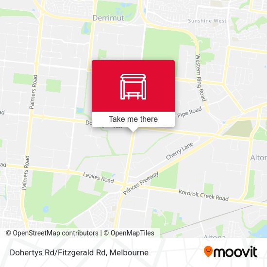 Dohertys Rd/Fitzgerald Rd map