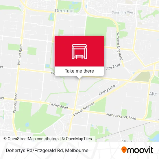 Mapa Dohertys Rd/Fitzgerald Rd