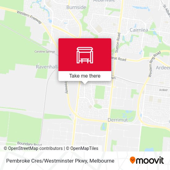 Pembroke Cres/Westminster Pkwy map