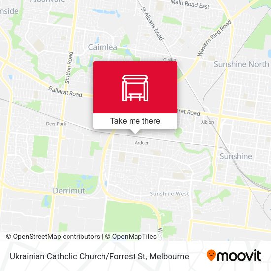 Ukrainian Catholic Church / Forrest St map