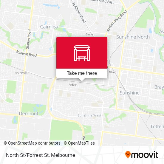 North St/Forrest St map