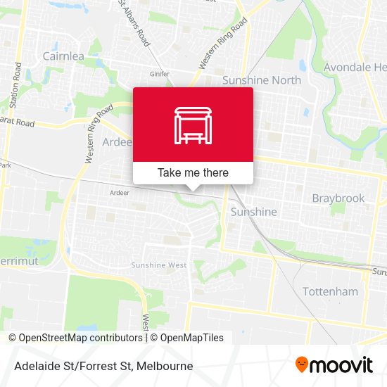 Adelaide St/Forrest St map
