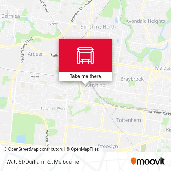 Watt St/Durham Rd map