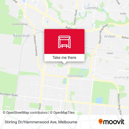 Stirling Dr/Hammerwood Ave map