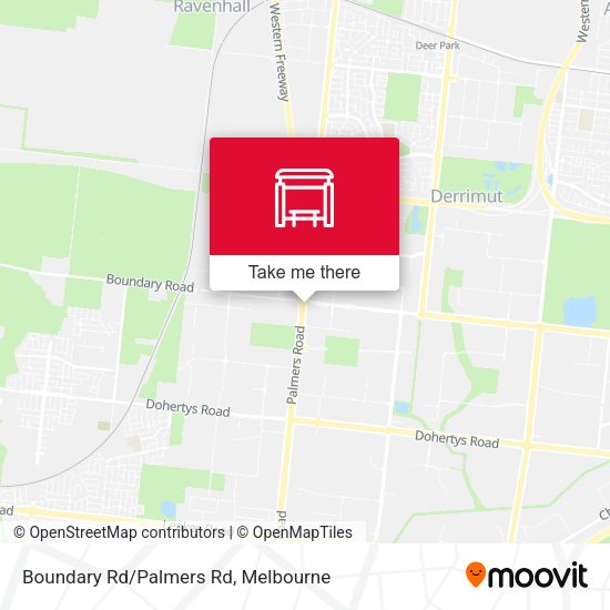 Boundary Rd/Palmers Rd map