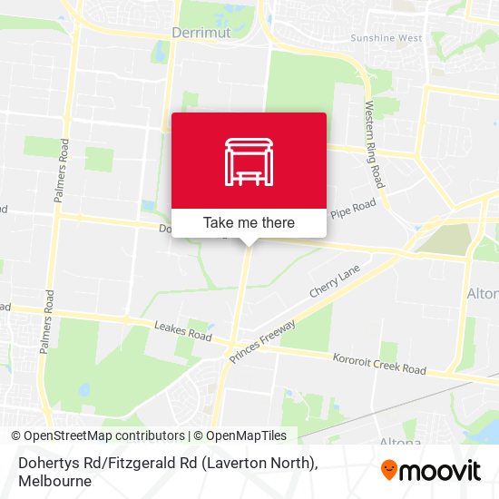 Dohertys Rd / Fitzgerald Rd (Laverton North) map