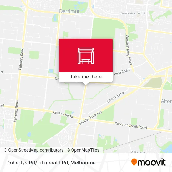 Mapa Dohertys Rd/Fitzgerald Rd