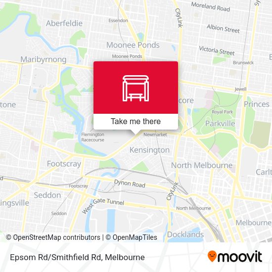 Epsom Rd/Smithfield Rd map