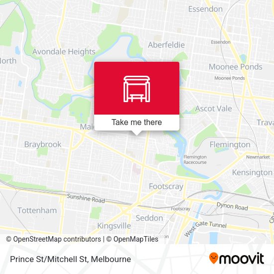 Prince St/Mitchell St map