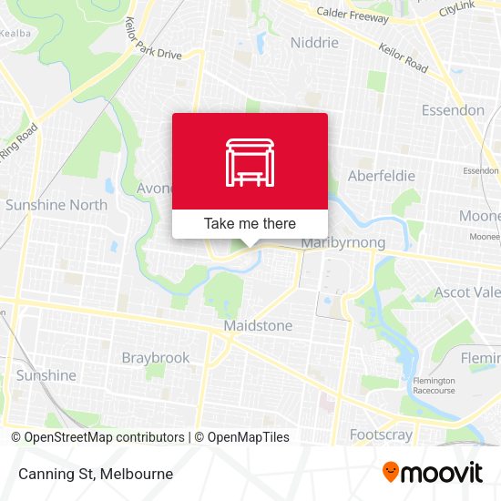 Canning St map