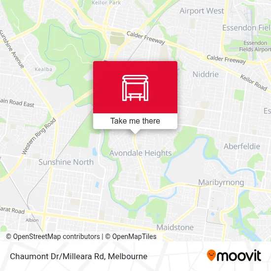 Mapa Chaumont Dr/Milleara Rd