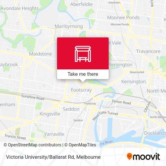 Victoria University / Ballarat Rd map