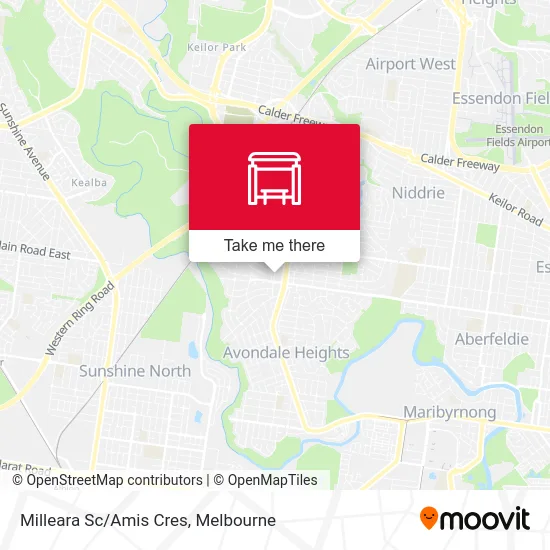 Mapa Milleara Sc/Amis Cres