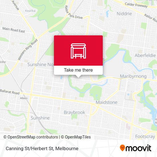 Canning St/Herbert St map