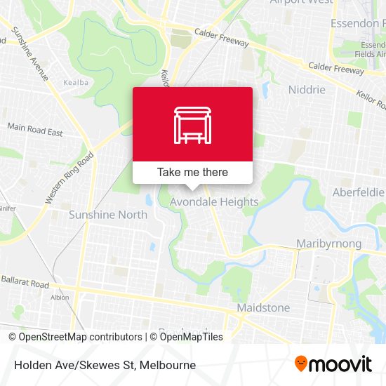 Holden Ave/Skewes St map