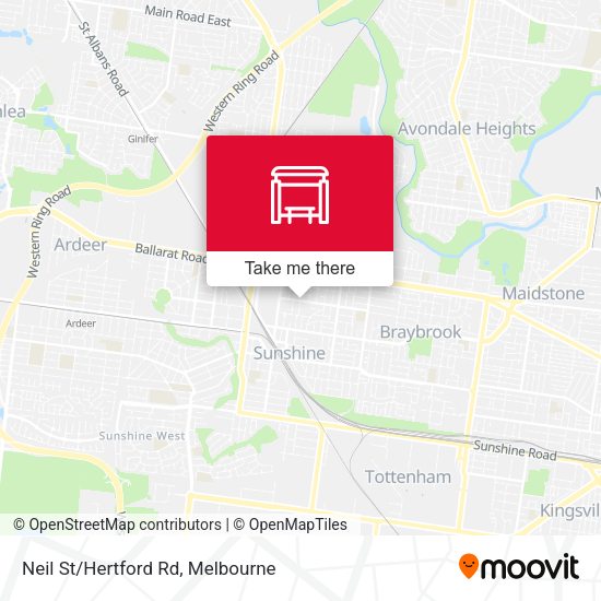 Neil St/Hertford Rd map