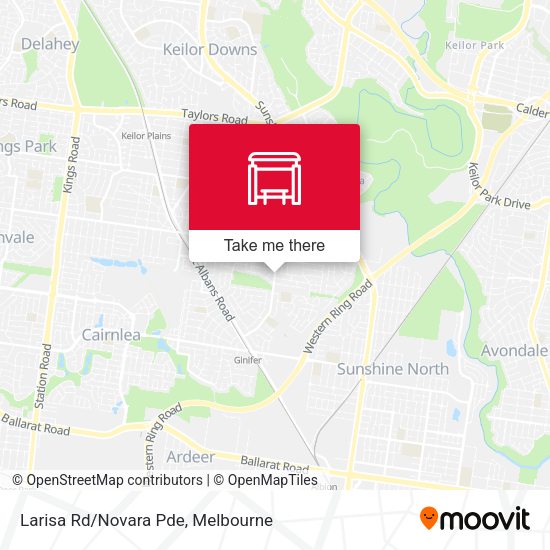 Larisa Rd/Novara Pde map