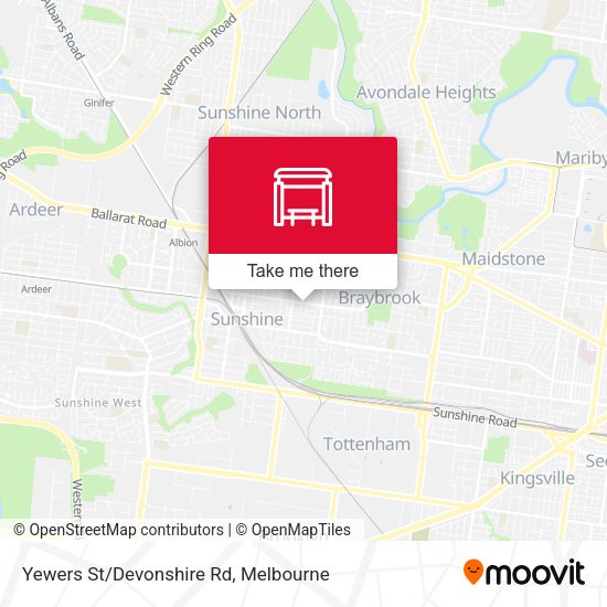 Yewers St/Devonshire Rd map
