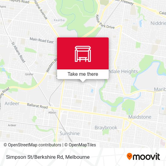 Simpson St/Berkshire Rd map