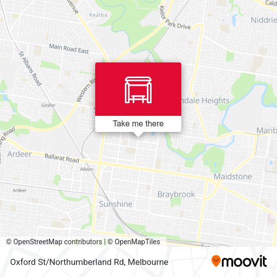 Oxford St/Northumberland Rd map