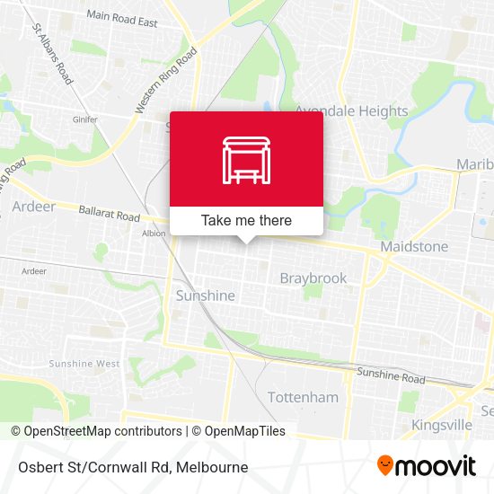 Osbert St/Cornwall Rd map