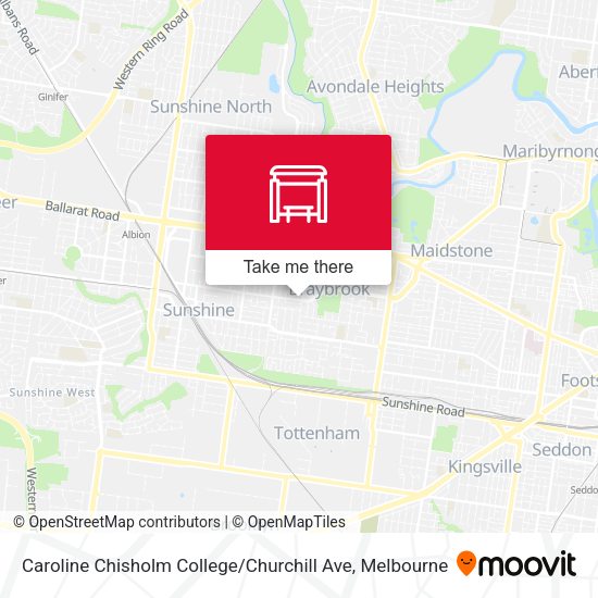 Caroline Chisholm College / Churchill Ave map