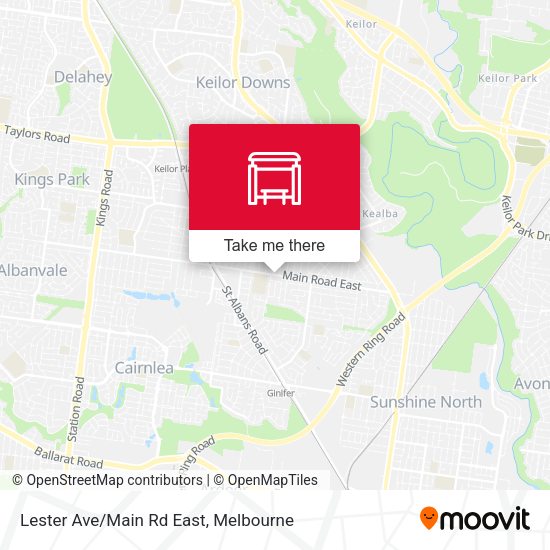 Lester Ave/Main Rd East map