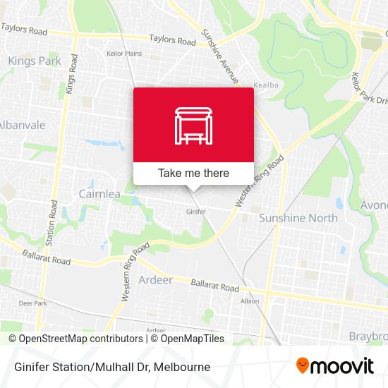 Ginifer Station/Mulhall Dr map